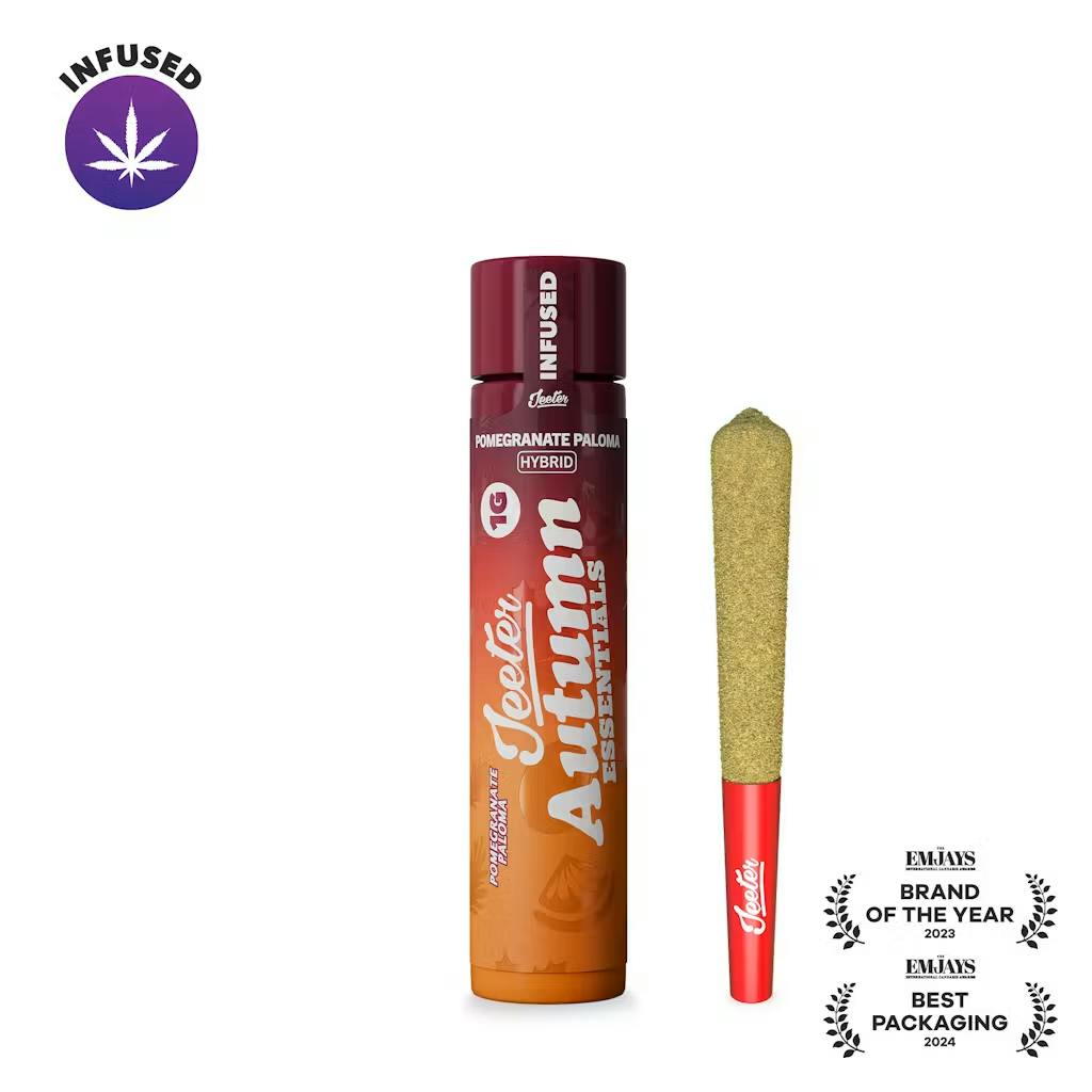 Jeeter - 1g Quad Infused Preroll - Pomegranate Paloma