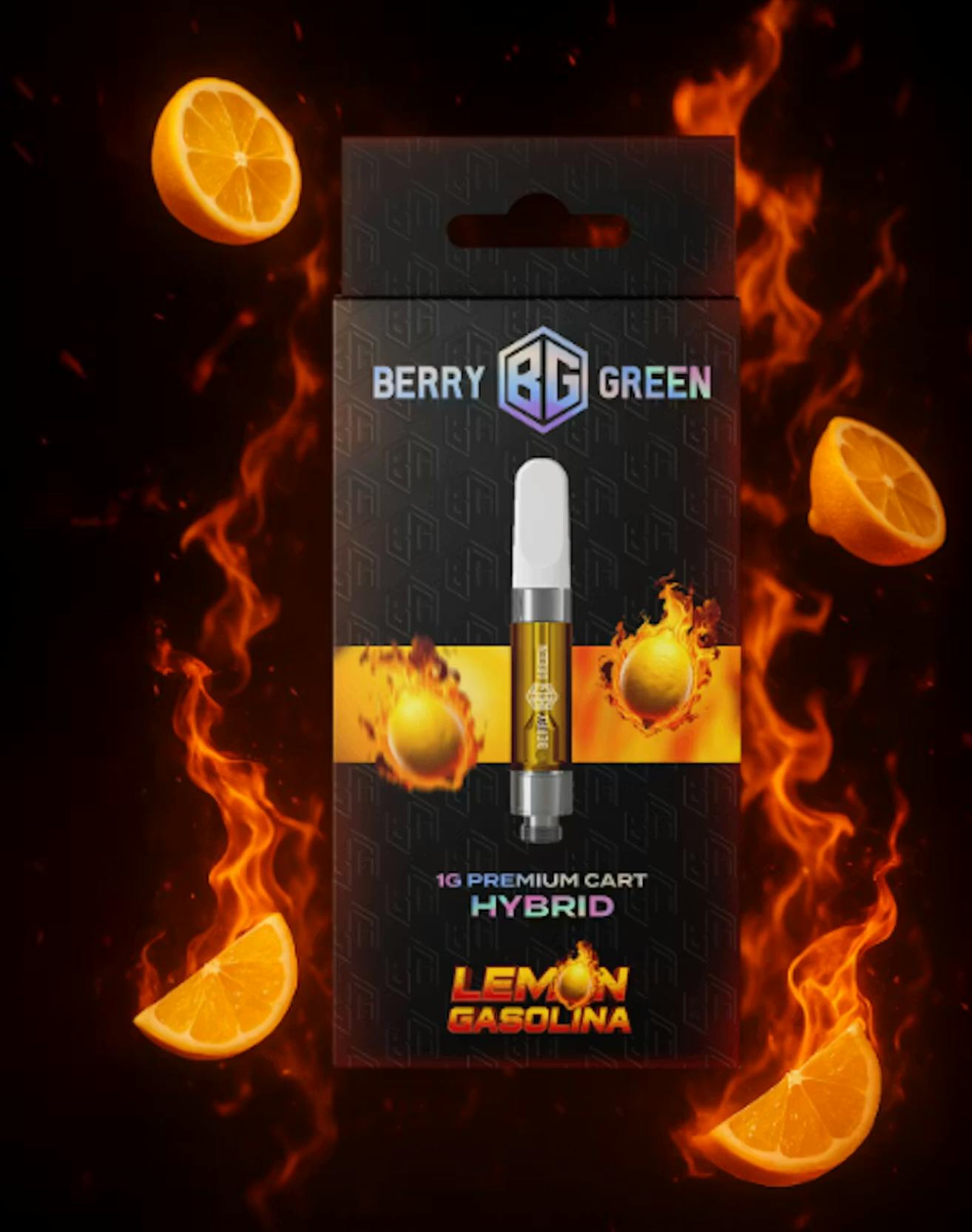 Berry Green | Lemon Gasolina | 1G Vape Cart