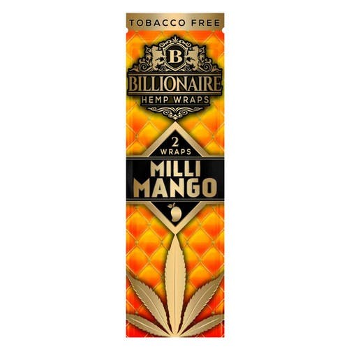 Billionaire Wraps | Milli Mango Hemp Wraps - 2pk