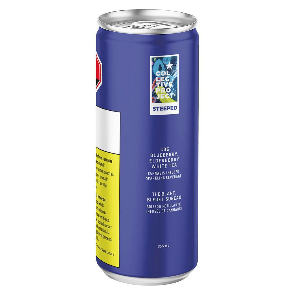 Collective project - blueberry & elderberry sparkling white tea - 355ml