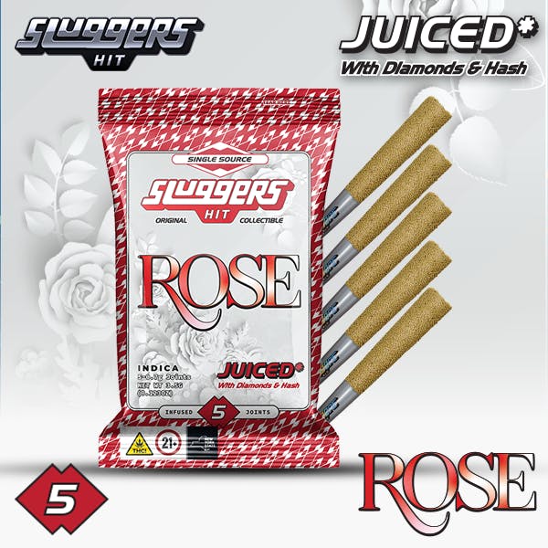 Sluggers | Rose | Diamond Hash Infused | 5pk | 3.5g