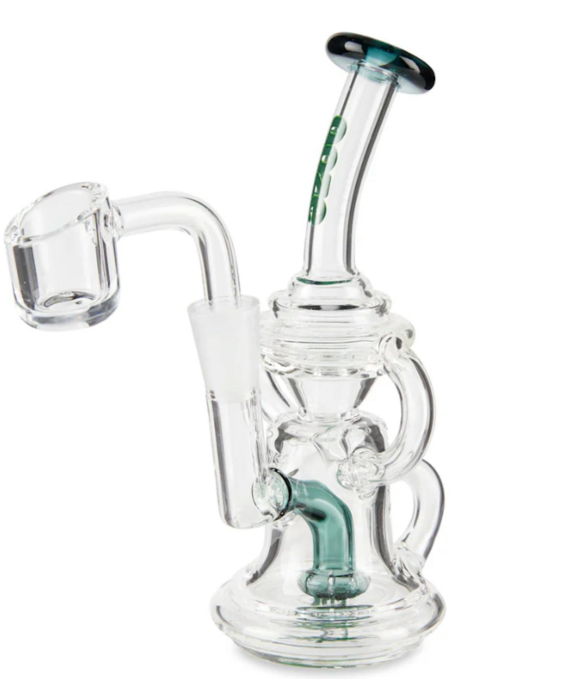 Image of Ooze Mini Dab Rig – Surge – Ocean Green