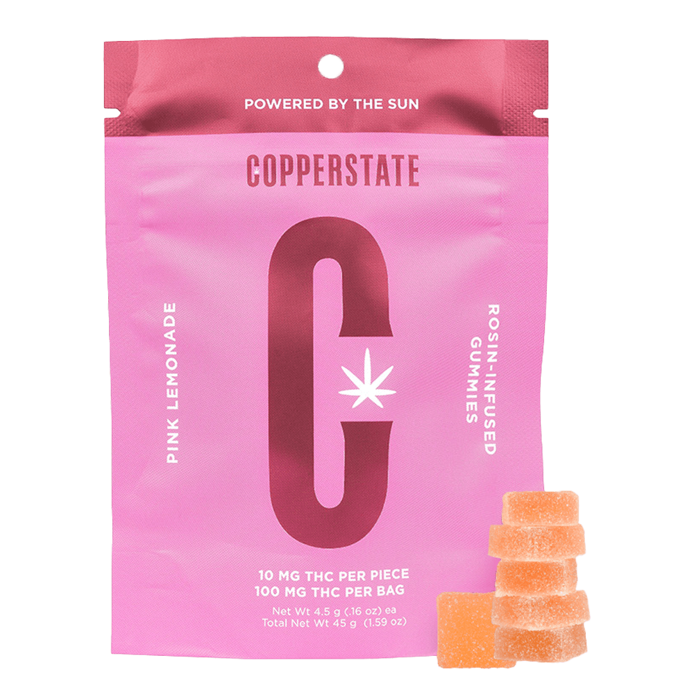 Copperstate Farms Pink Lemonade Live Rosin Gummies Cannabis for