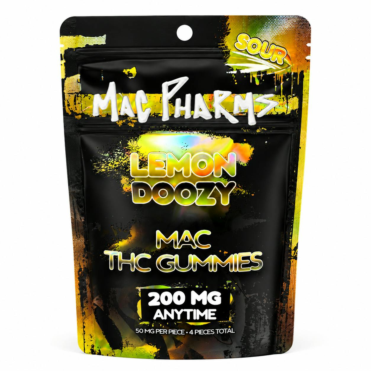 Buy Mac Pharms - 200mg Gummies - Lemon Doozy Edibles Cannabis