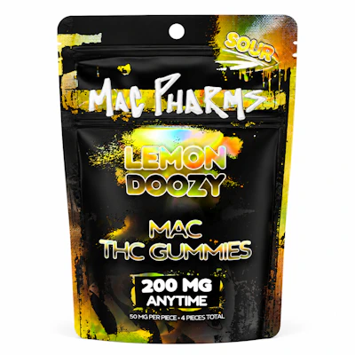 Mac Pharms - 200mg Gummies - Lemon Doozy - EDIBLES by Mac Pharms at King of Budz