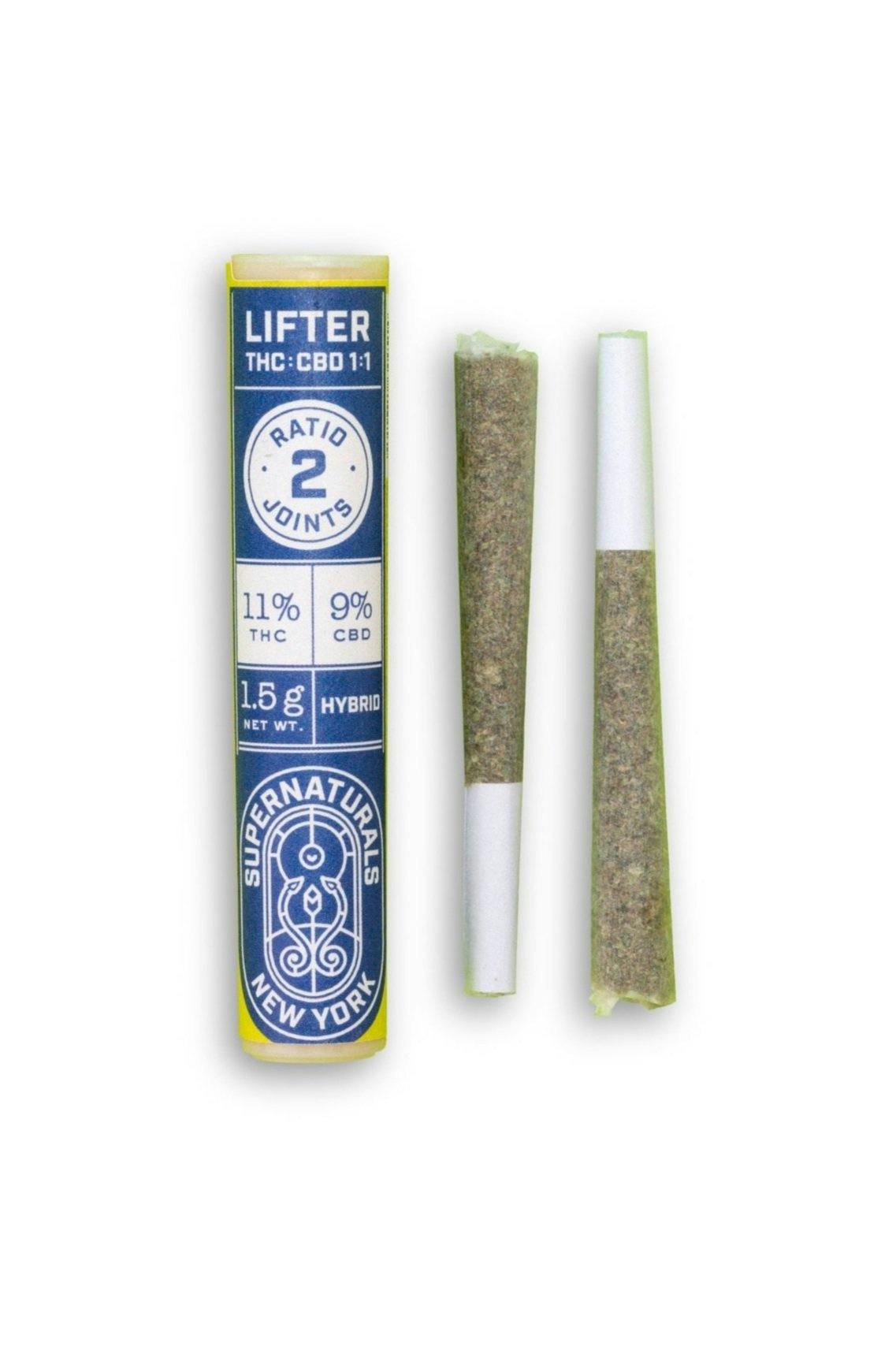 Lifter | Pre-Roll 2pk | 1:1 THC:CBD | 1.5g