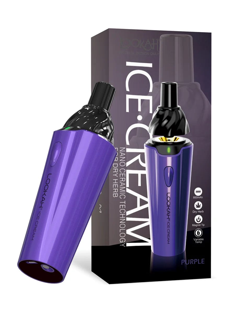 Ice Cream | Dry Herb Vaporizer | Purple | Ethos Hazleton