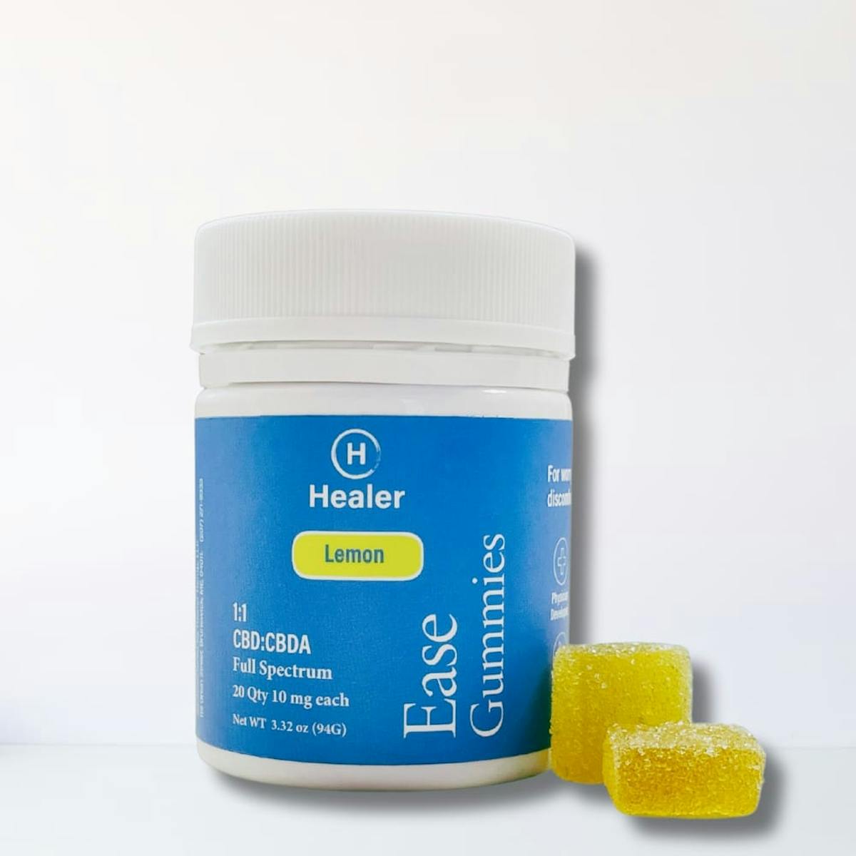 Image of Lemon 1:1 CBD:CBDA Gummies