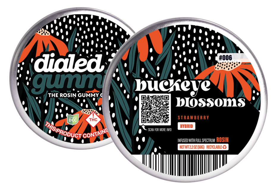 Photo of 100mg – Buckeye Blossom – Rosin Gummies (10pk)