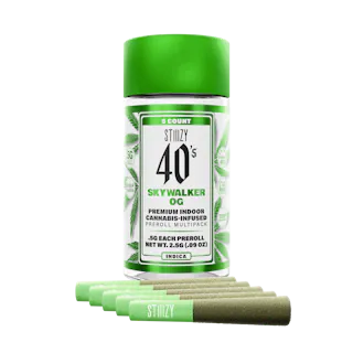 Skywalker OG 40's Infused Pre-Roll 0.5g 5-pack | 2.5g