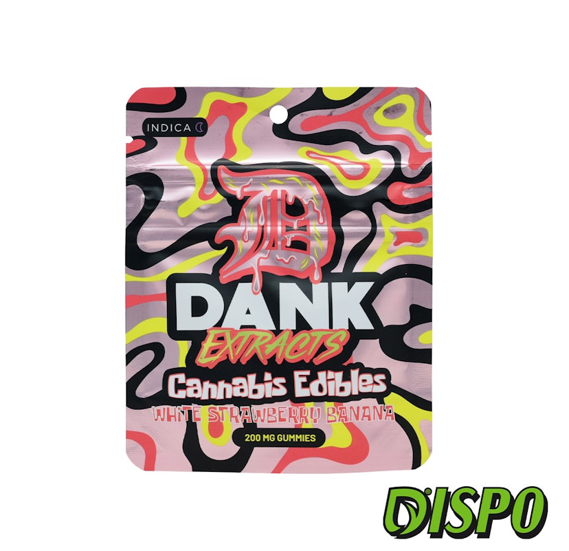 Dank Extracts - Strawnana 4x50mg Gummies