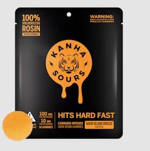Sour Island Breeze Rosin Sours 100mg 10pk