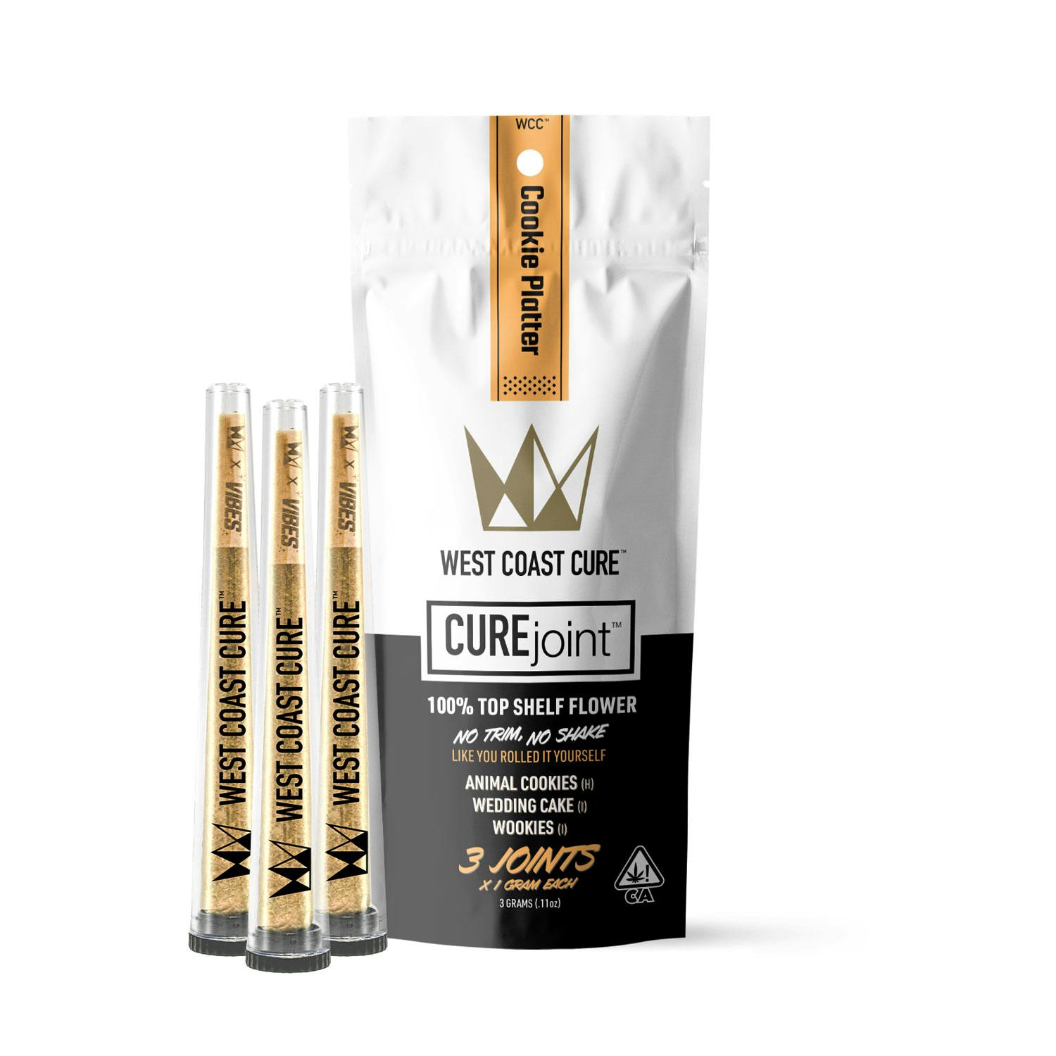West Coast Cure Cookie Platter Indoor Multi Joint 3pk Cookies