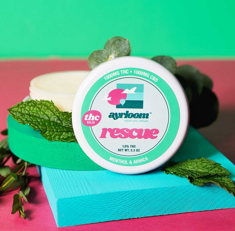 Ayrloom | Rescue 1:1 Topical | 1000MG THC : 1000MG CBD-1