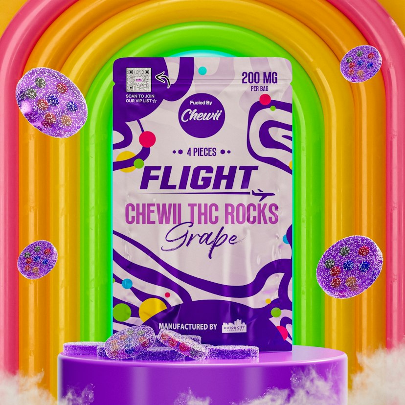 Flight 200mg Rocks Gummies Grape