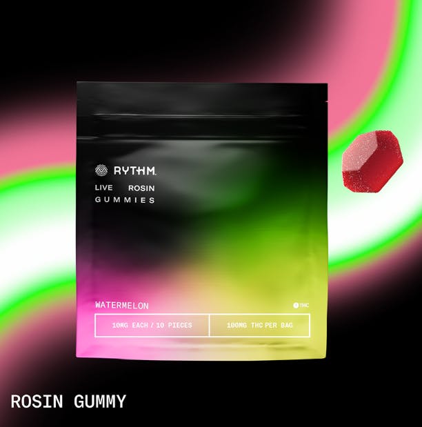 Rythm Edibles 10pk/100mg Solventless - Watermelon
