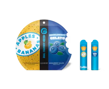 Disposable | Cookies | Apples & Bananas/Huckleberry Gelato