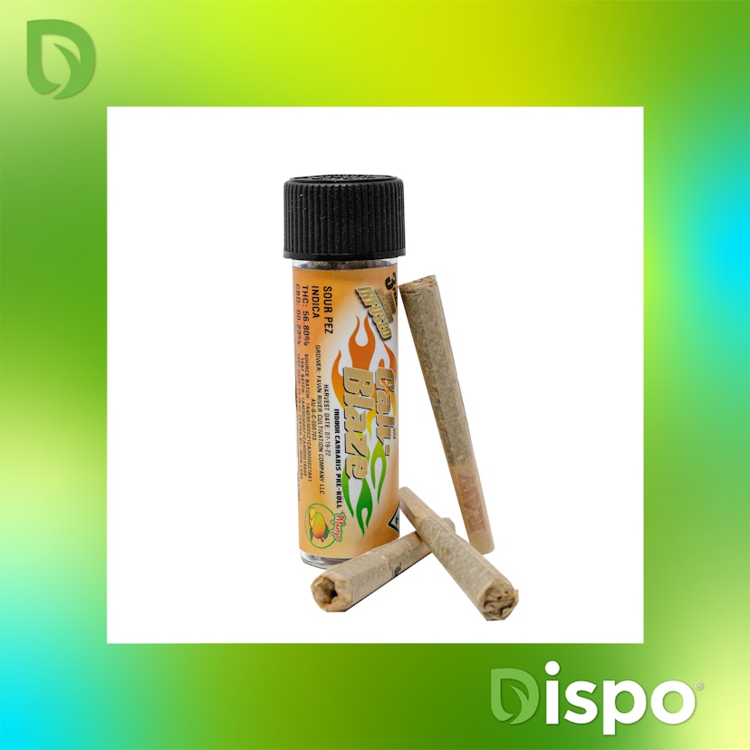 Cali Blaze - Fruit Punch 3pk Infused Pre-Rolls