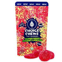 Super Sour Cherry Limeade | 20mg x 10pk | Choice Chews