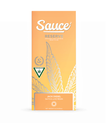 Product: Sauce | Jack Diesel Reserve Disposable/Rechargeable All-in-one Live Resin Cartridge | 1g