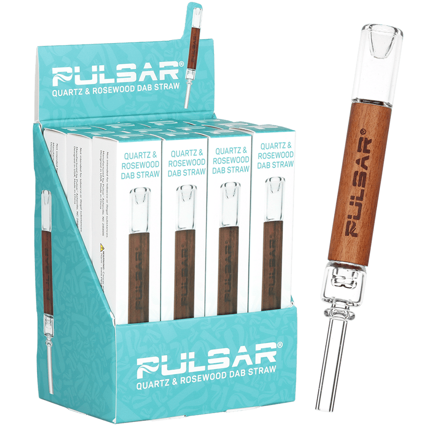 Product Pulsar Quartz & Rosewood Deco Dab Straw