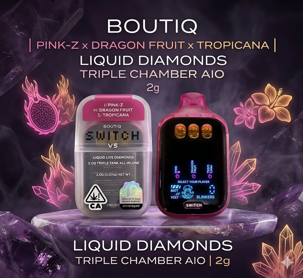 Product Boutiq | Pink-Z x Dragon Fruit x Tropicana | Liquid Diamonds | Triple Chamber AIO | 2g