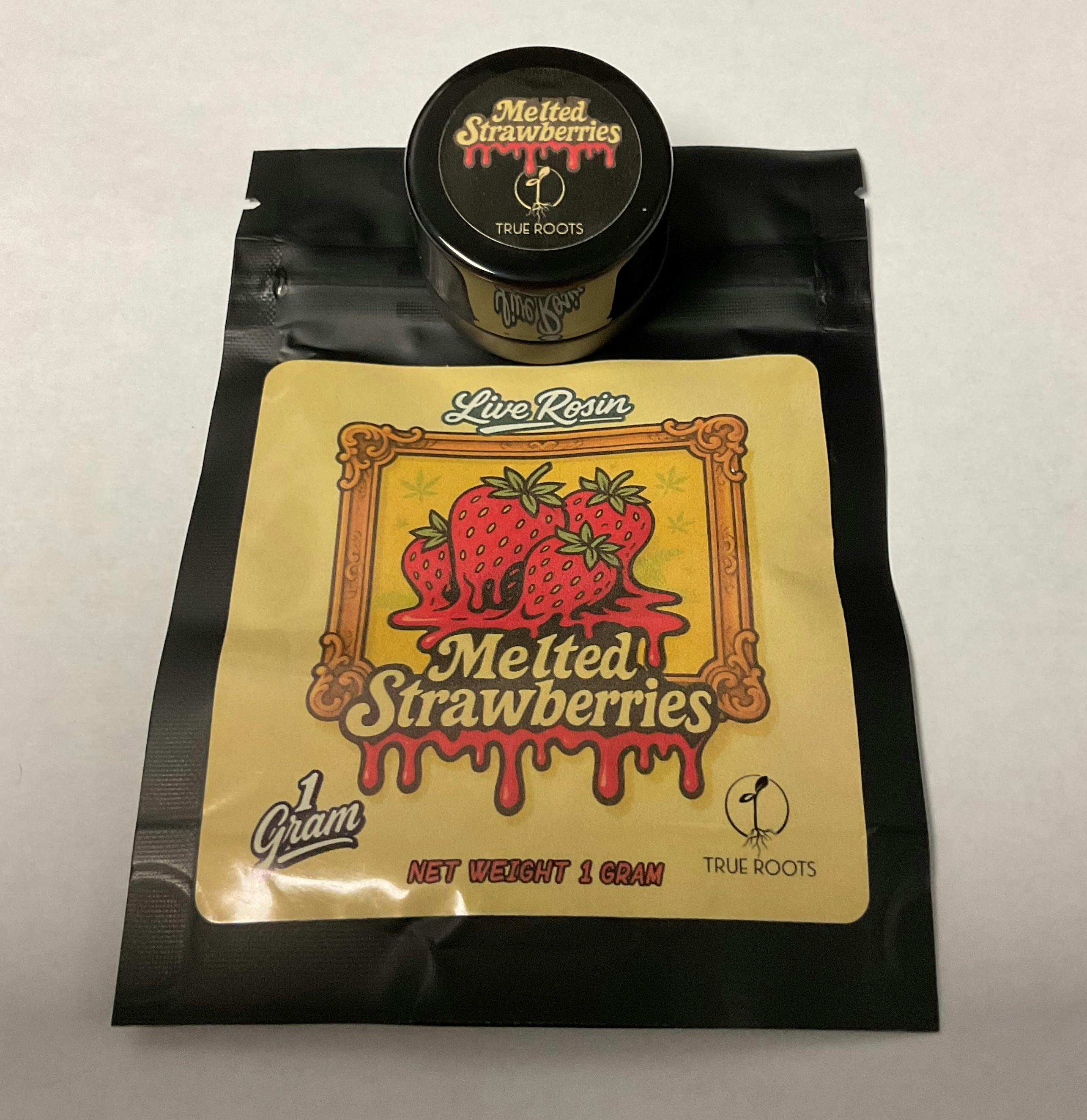 True Roots Live Rosin | Melted Strawberries (H)