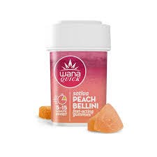 Photo of Quick Peach Bellini Sativa Gummies [10-Pack] | 100mg