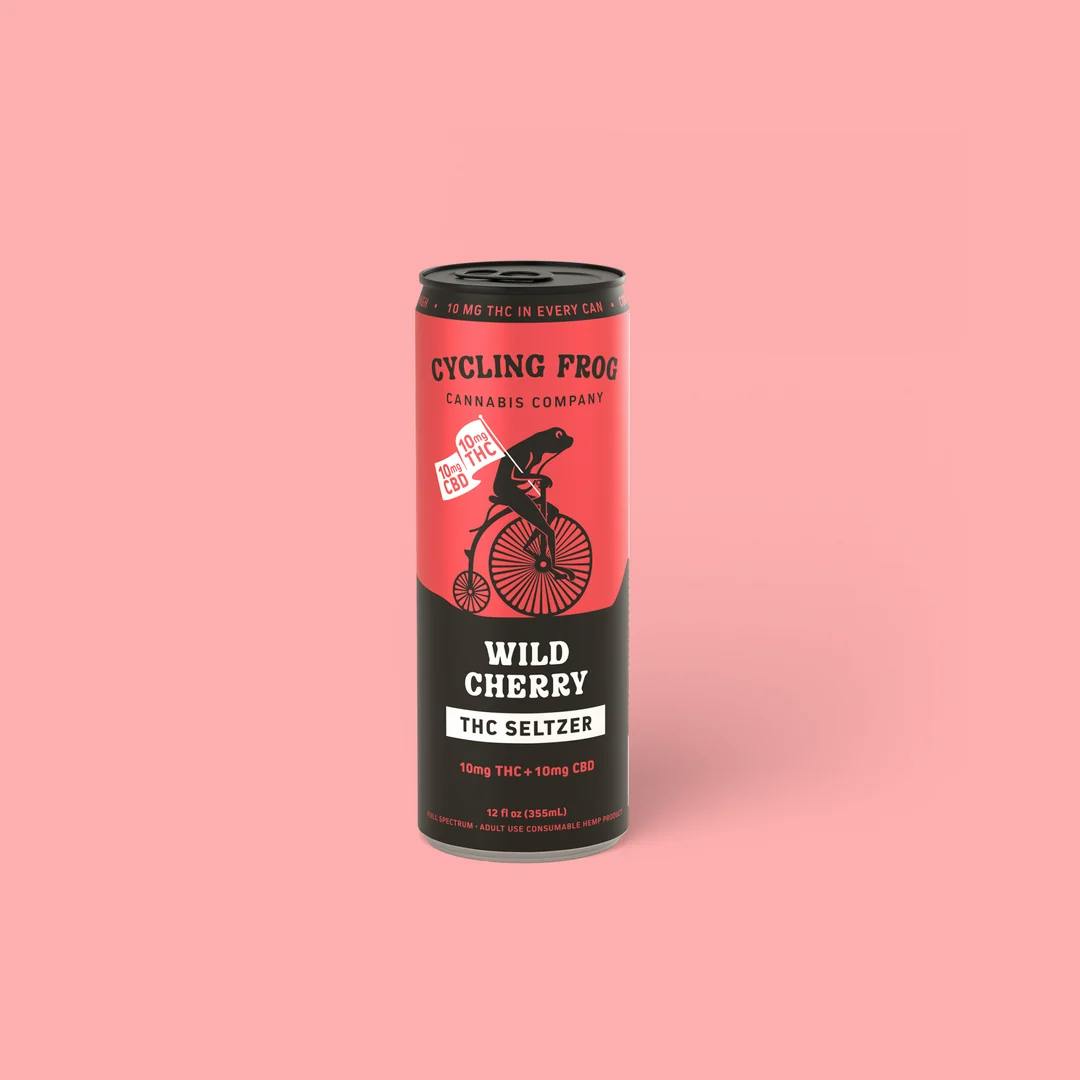 Cycling Frog - 10mg THC 10mg CBD Infused Beverage - Wild Cherry