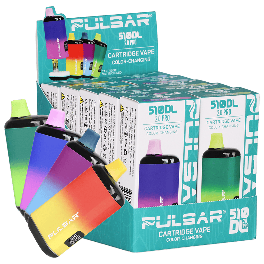 vape dl Pulsar 510 DL Pipe Thermo Series Variable Voltage Cartridge Vape - 650mAh main image 1