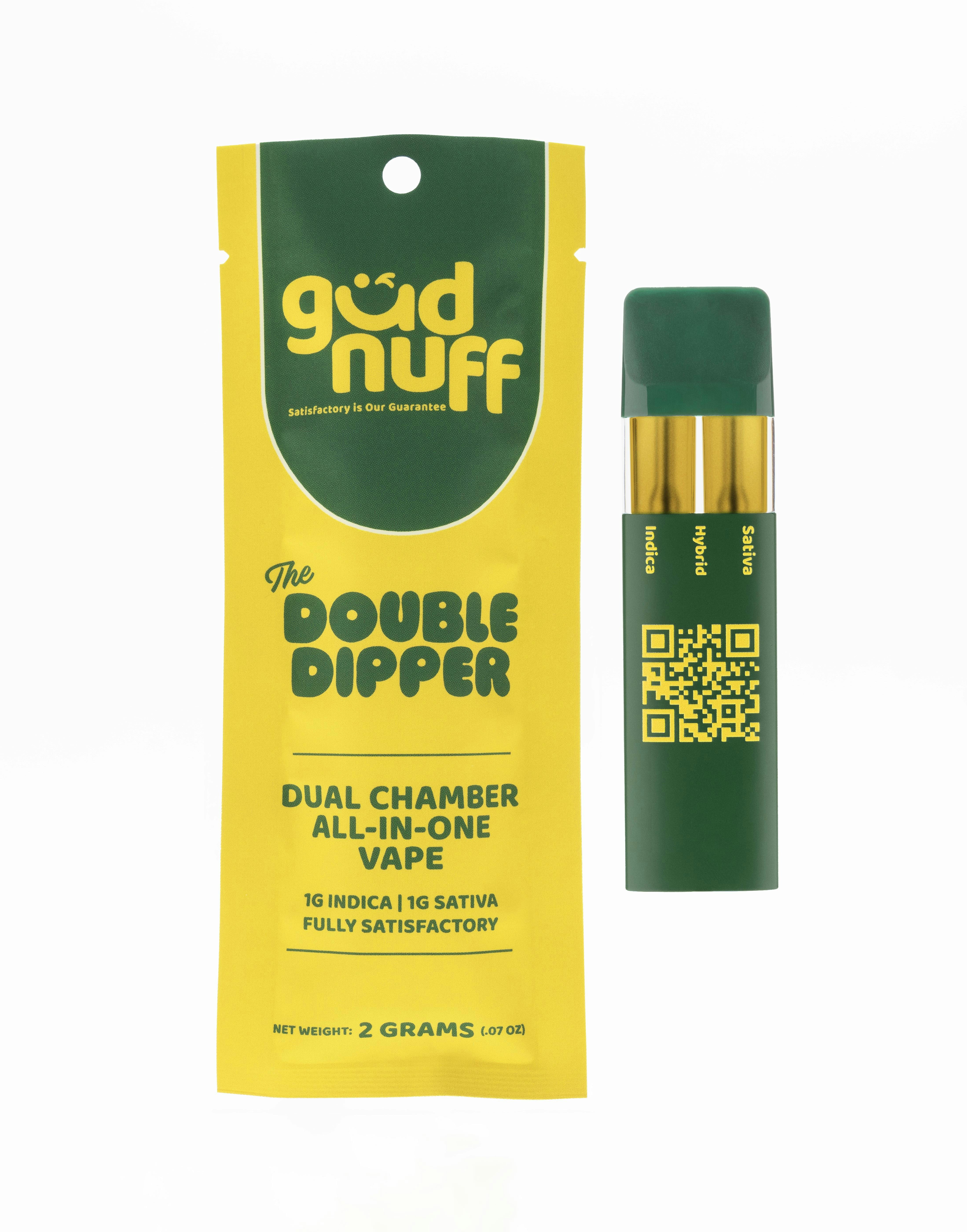 Gd Nuff Gud Nuff | Disposable Distillate Dual Cartridge | Bomb Pop X  Watermelon Diesel - Pleasantrees Cannabis Dispensary in Michigan