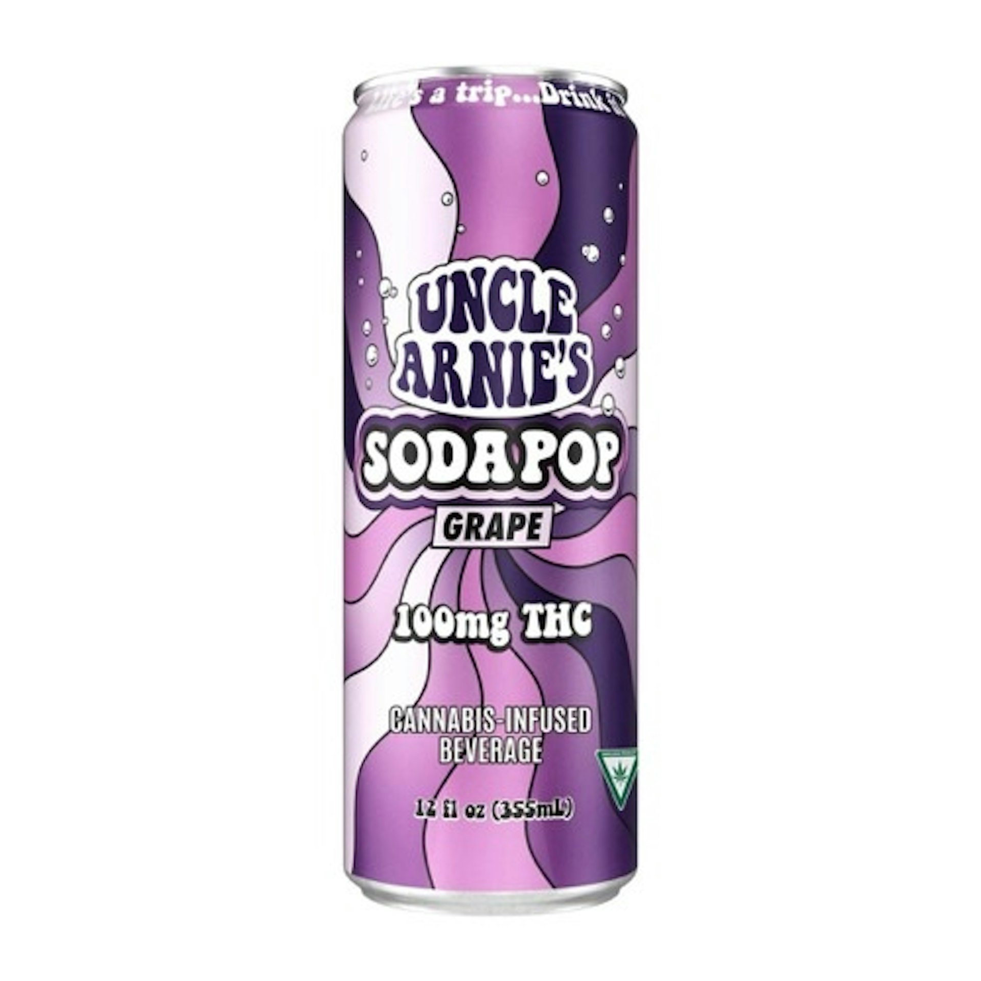 Uncle Arnies - Grape 12oz 100mg Soda