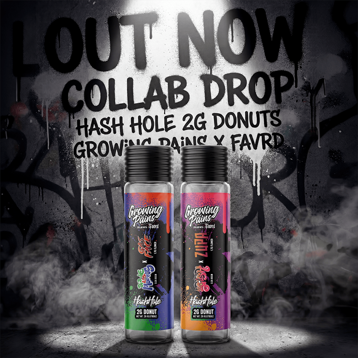 Buy Growing Pains x Favrd - 2g Rosin Infused Donut - Zupa x D-Lish