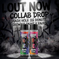 Growing Pains x Favrd - 2g Rosin Infused Donut - Gas Face x Los Muertos - product image at King of Budz