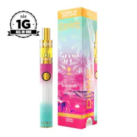 black vape disposable CCELL Black Slym AIO 0.5mL Vaporizer Device
