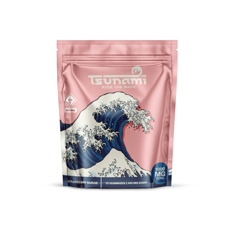 Strawberry Surge (H) - Tsunami - 1000mg Gummies | Shangri-La