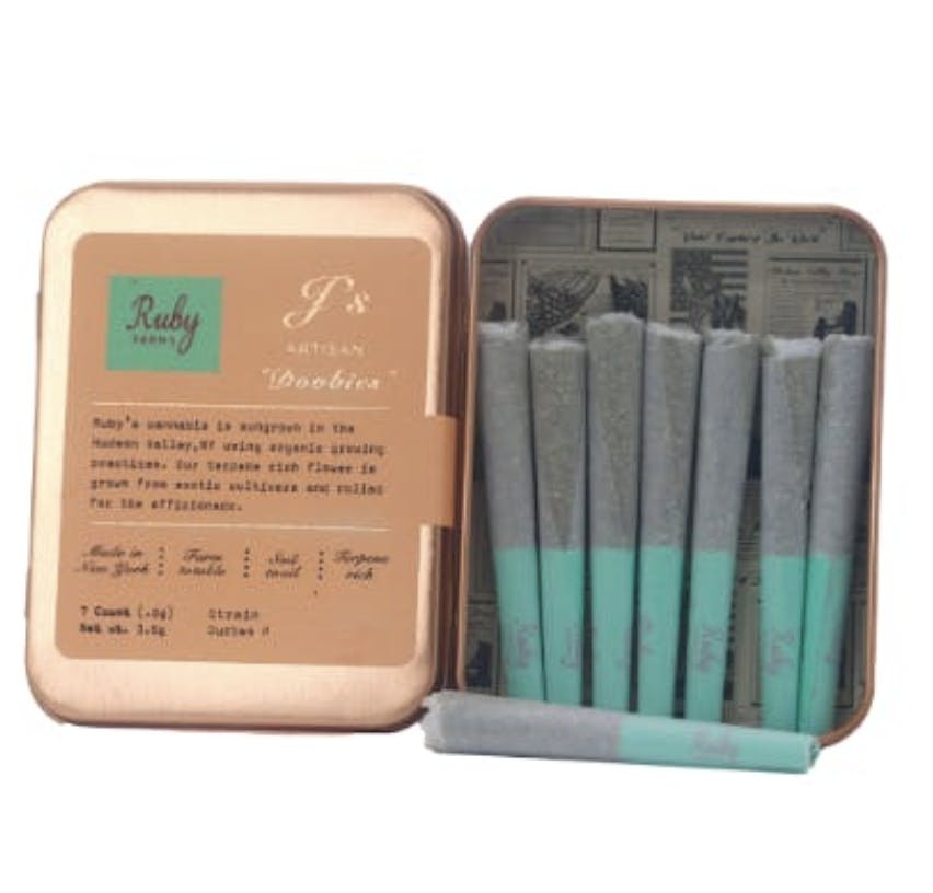Pre-Roll | Ruby Farms | Doobies | 7ct | Durban Poison | 3.5g