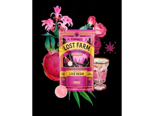 Lost Farm Frose X Dragonfruit Gummies 10mg 10pk-active