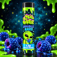 Alien Brainz - 1.2g Infused Preroll - Double Razz - PRE_ROLLS by Alien Brainz at King of Budz