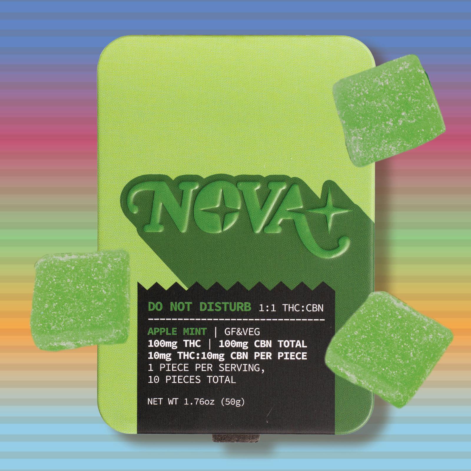 Nova Do Not Disturb | Apple Mint Gummies 100mg - Strain Stars