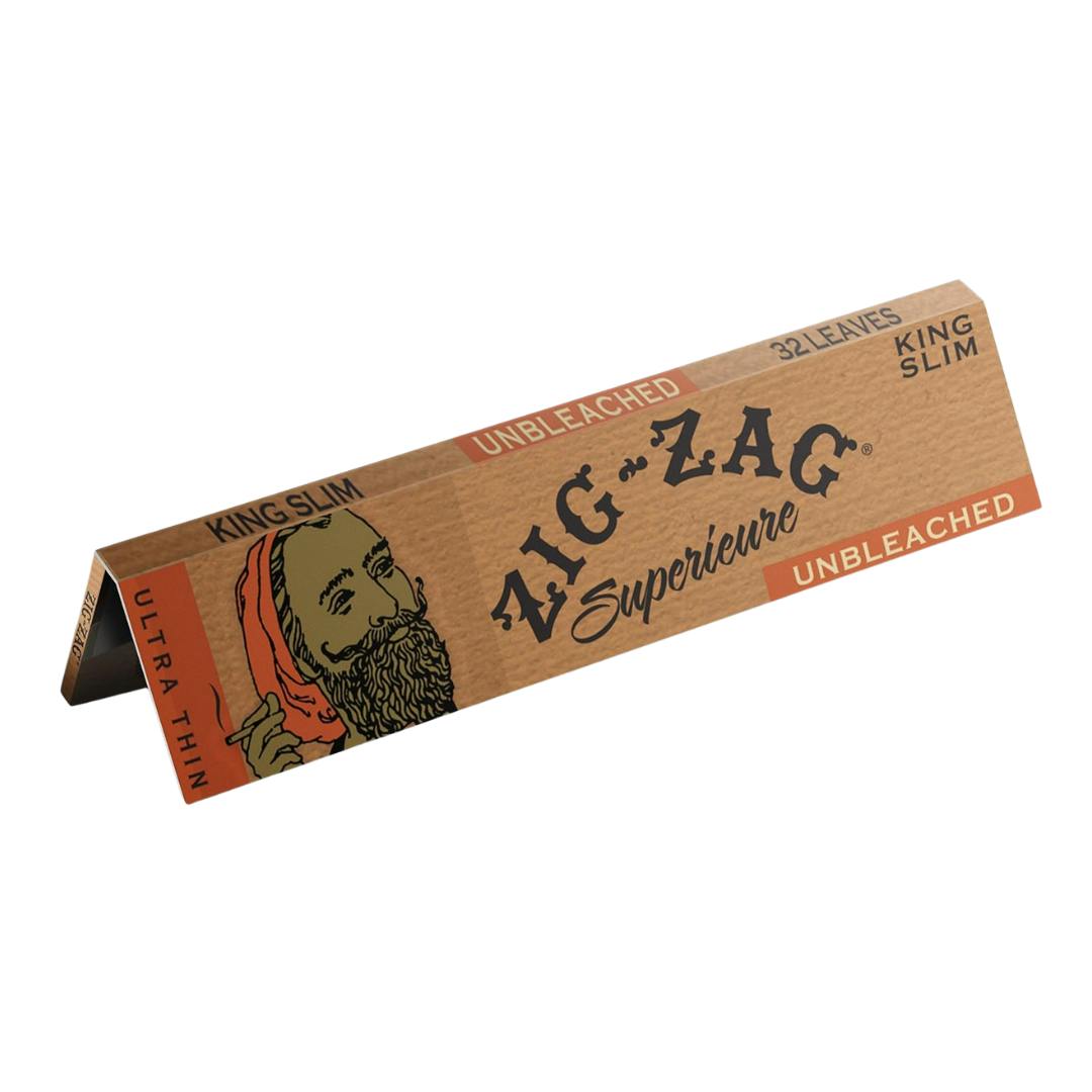 ZIG ZAG UNBLEACHED KING SLIM ROLLING PAPERS