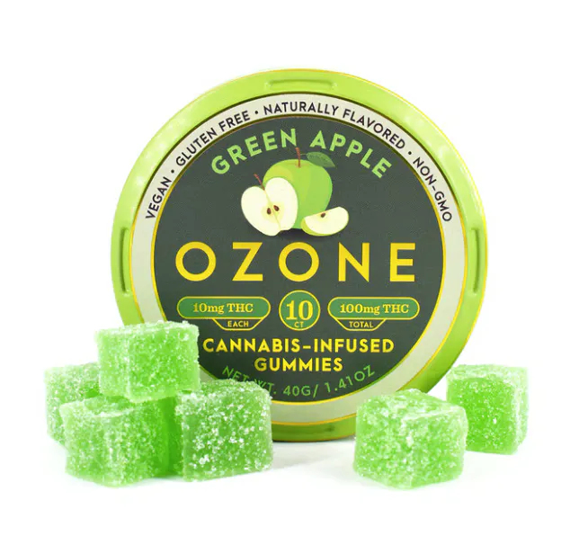 Ozone: Chews | Green Apple | 10mg | 10pk | Viola x Far & Dotter
