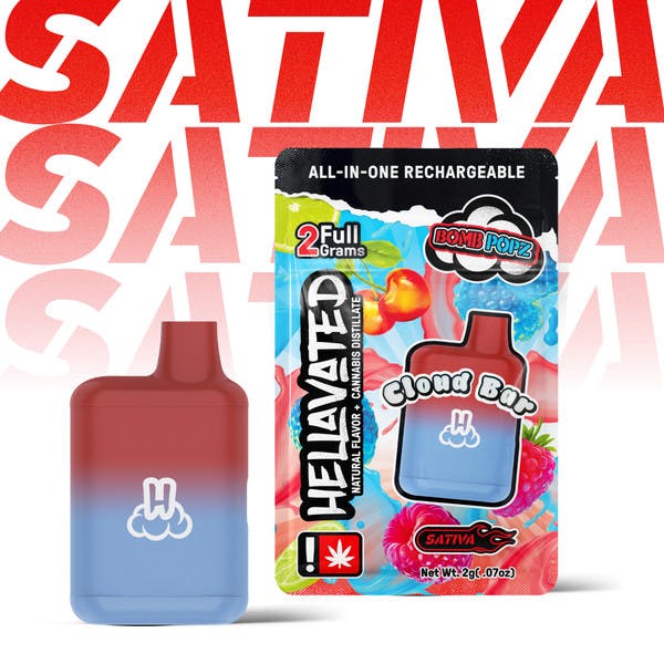 elf bar vape uk Johnny - Blue Raz Pop Disposable Vape main image 1