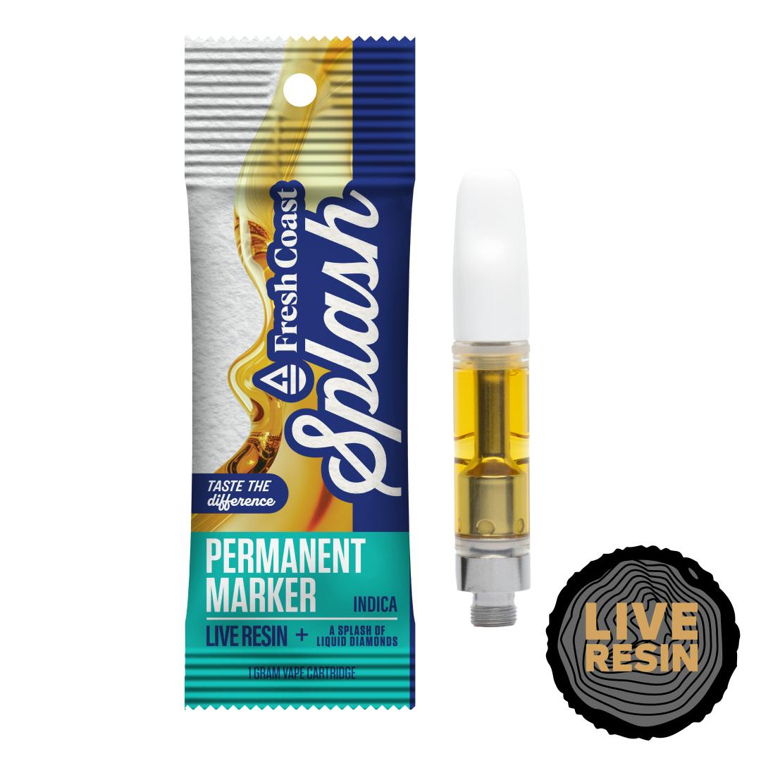 Product: SPLASH | Live Resin Vape Cart - 1g - Permanent Marker
