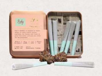African Orange | 7 Pack Doobies Pre rolls | Sativa Dominant | Ruby Farms