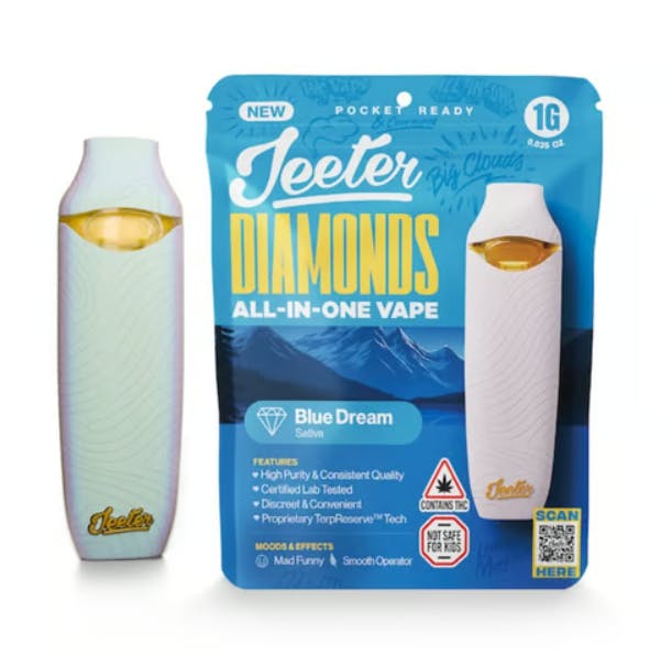 summa cannabis vapes blue diamond Blue Dream Liquid Diamonds Disposable | 1g | 91% TAC