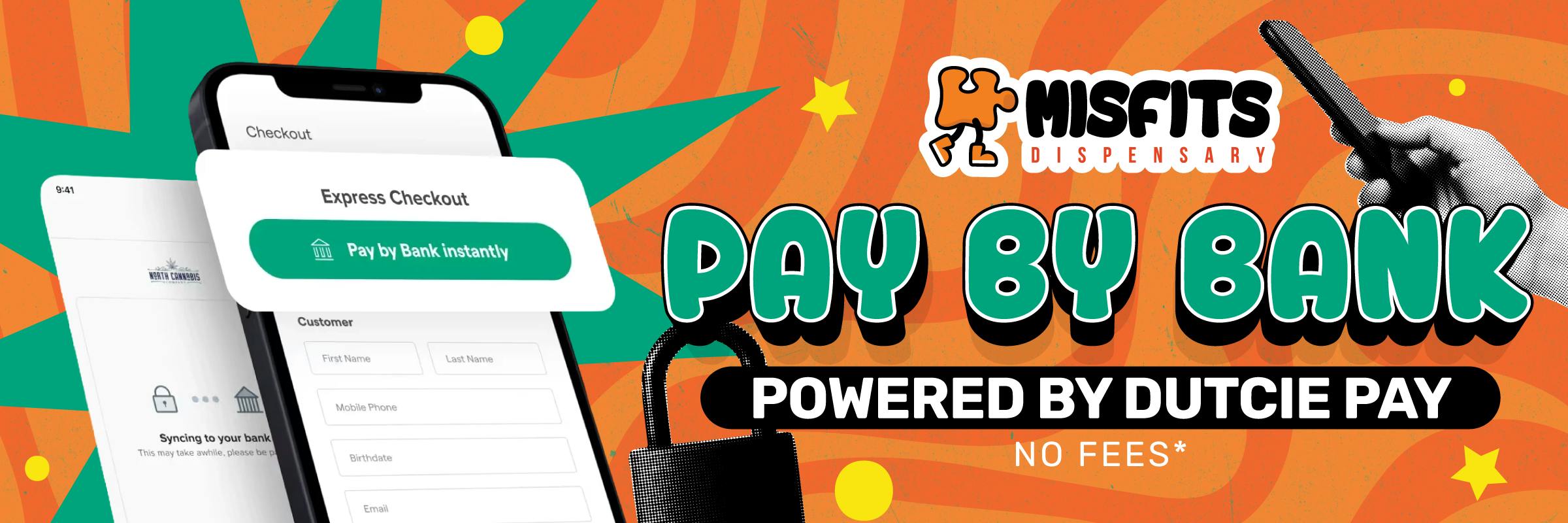 Pay by bank no fees