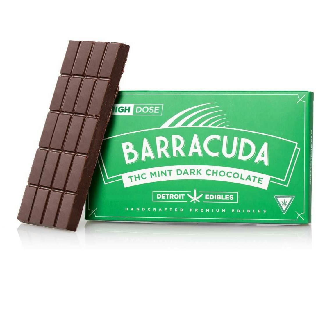 Detroit Edibles Mint Dark Chocolate Barracuda Bar | 200mg