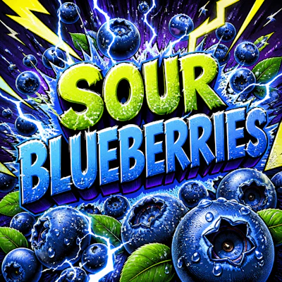 DELI - Sour Blueberries - FLOWER by Dope Department at King of Budz