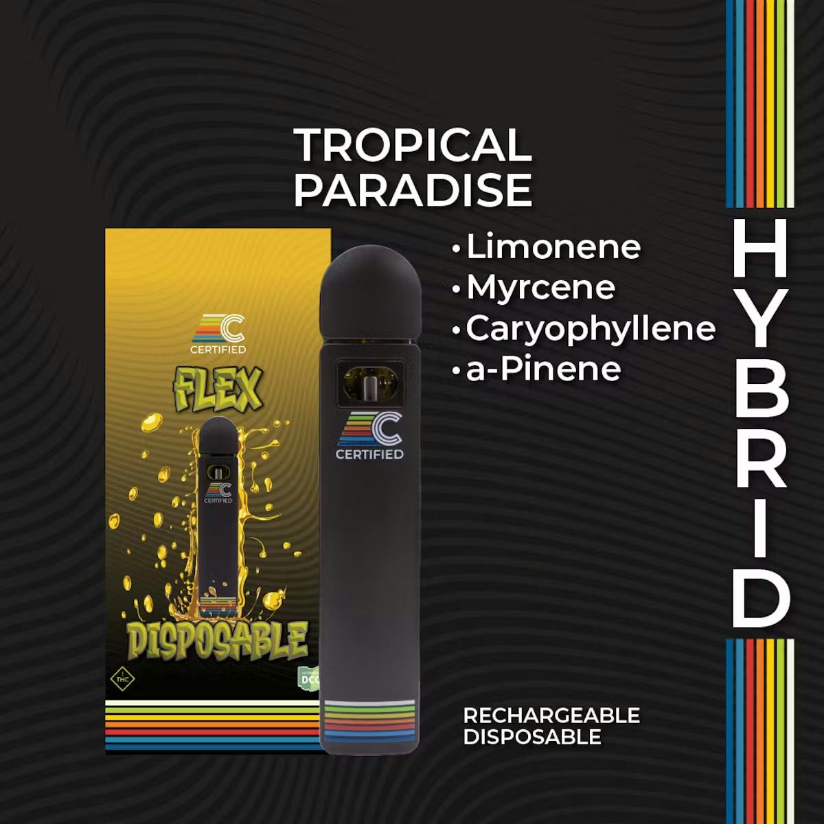 Tropical Paradise - FLEX | 1g Distillate Disposable | The Forest  (Cincinnati)